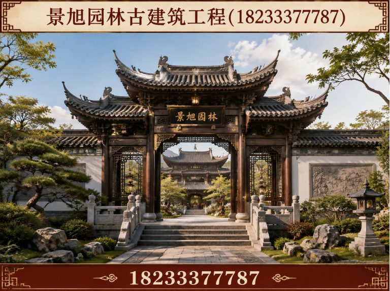 保定景旭园林古建筑工程展示图